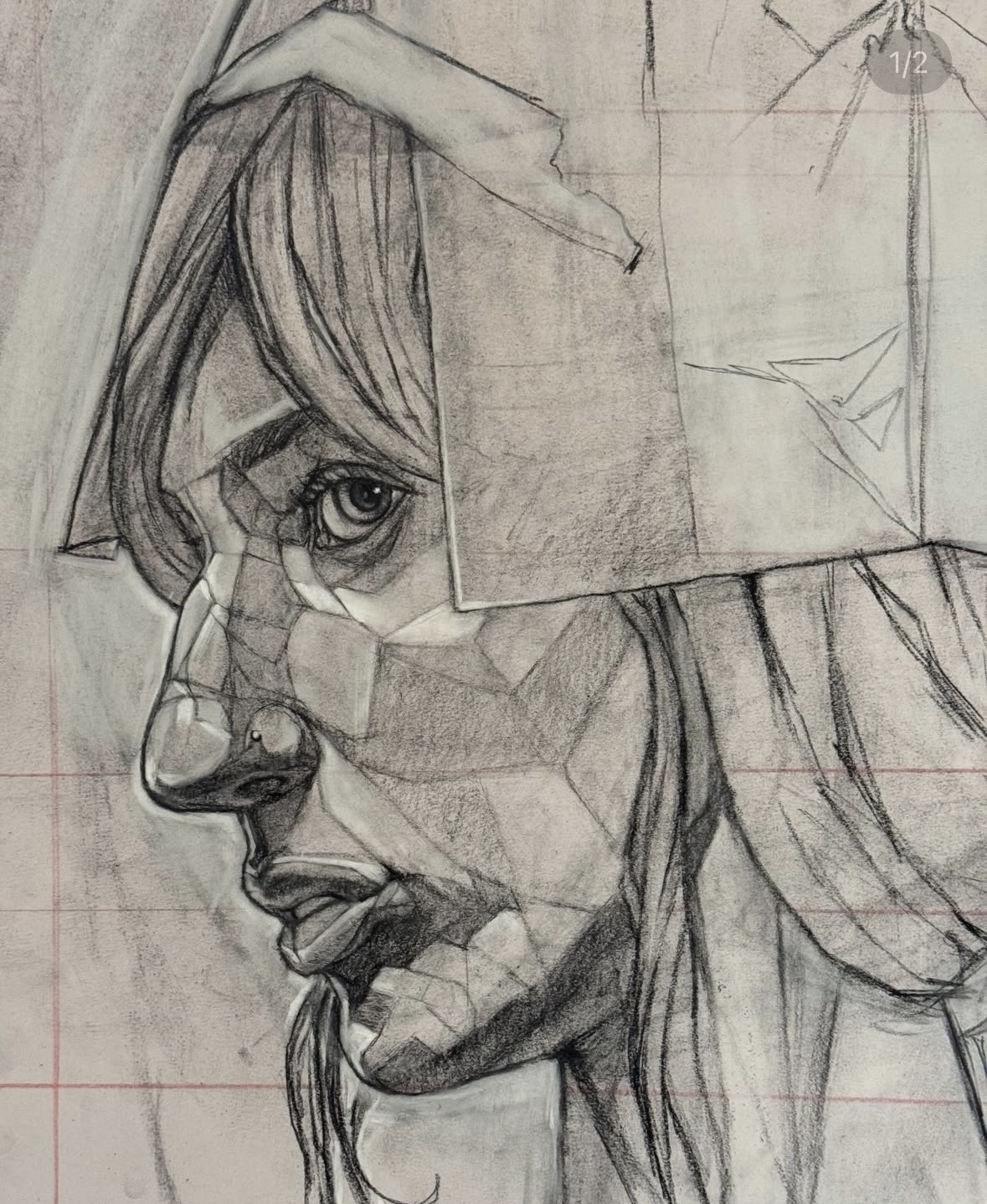 Study of a Hooded Figure